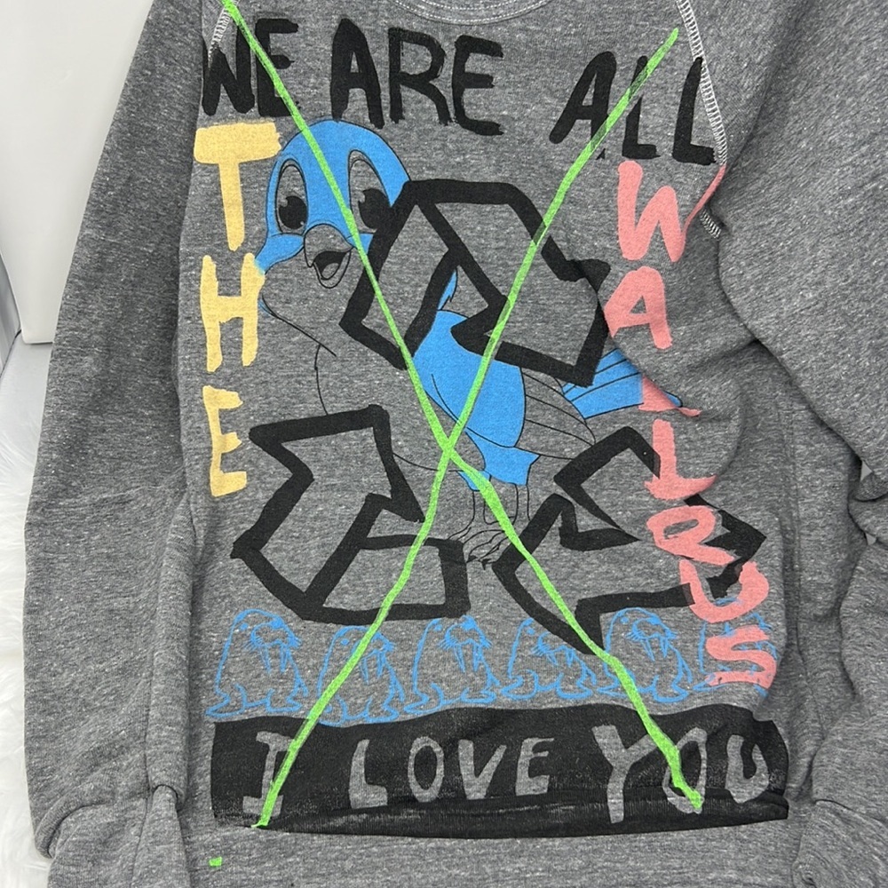 Simeon Farrar WALLRUS Sweatshirt Grey Size Medium
